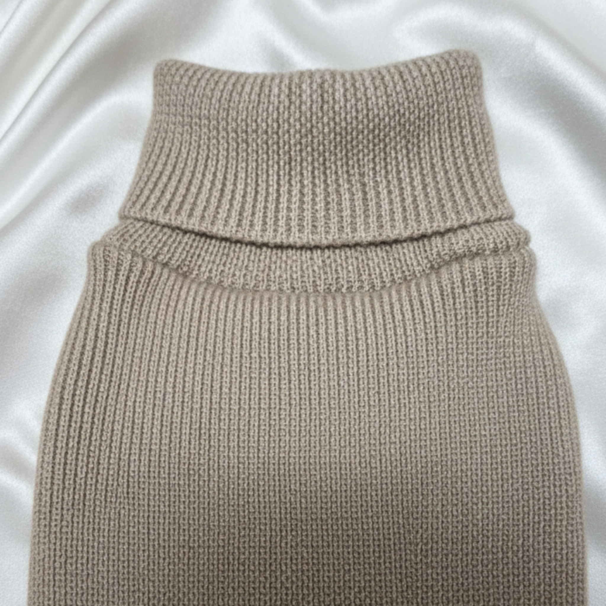 Maglione Bianco Lana Merino per Cani
